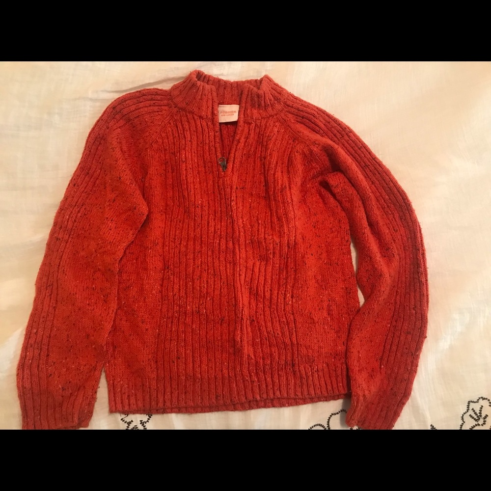 Sonoma burnt orange Children’s Sweater, boy’s 7X